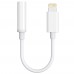 Перехідник Lightning  - 3.5мм 4pin (F) Audio DAC Chip 96kHz MFi,  0.1 м, білий Choetech
