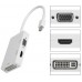 Перехідник mini DisplayPort M --> HDMI/VGA/DVI (24+5), FHD 1080p