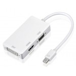 Перехідник mini DisplayPort M --> HDMI/VGA/DVI (24+5), FHD 1080p Перехідник mini DisplayPort M --> HDMI/VGA/DVI (24+5), FHD 1080p