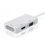 Перехідник mini DisplayPort M --> HDMI/VGA/DVI (24+5), FHD 1080p Перехідник mini DisplayPort M --> HDMI/VGA/DVI (24+5), FHD 1080p