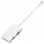 Перехідник mini DisplayPort M --> HDMI/VGA/DVI (24+5), FHD 1080p Перехідник mini DisplayPort M --> HDMI/VGA/DVI (24+5), FHD 1080p