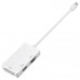 Перехідник mini DisplayPort M --> HDMI/VGA/DVI (24+5), FHD 1080p