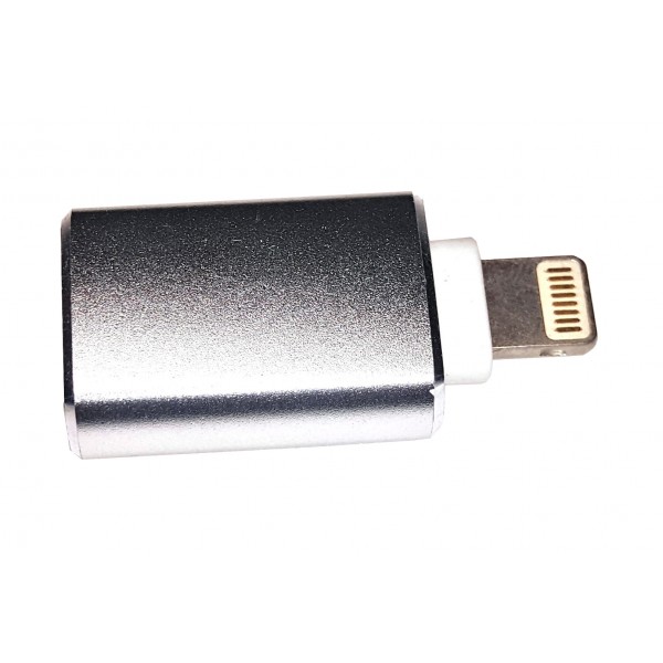 Перехідник OTG Lightning --> USB 3.0 AF Silver