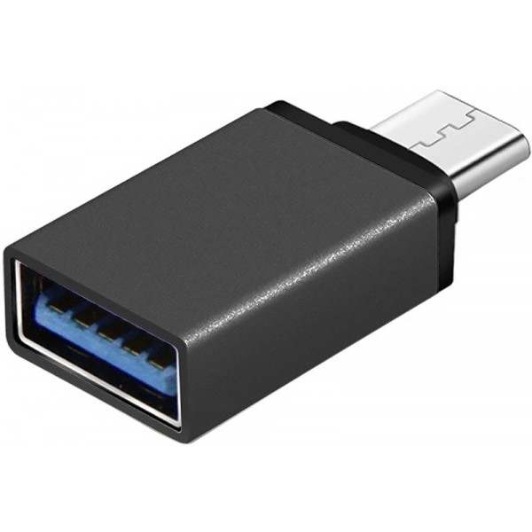 Перехідник Type-C --> USB 3.1 (OTG) OEM, чорний