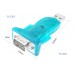Перехідник USB 2.0 Type-A --> COM (RS232) 9pin, Chipset PL-2303, синій