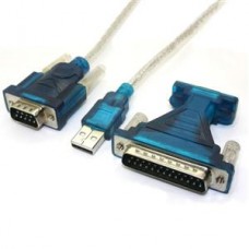 Перехідник USB 2.0 Type-A --> COM+LPT DB9/DB25M 1.0m