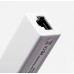 Перехідник USB 2.0 Type-A --> Ethernet RJ45 100Mb чорний 0.1м білий, RTL