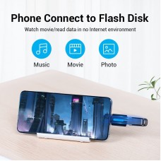 Перехідник USB 2.0 Type-C --> USB AF (OTG) PVC Vention чорний Перехідник USB 2.0 Type-C --> USB AF (OTG) PVC Vention чорний