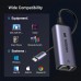 Перехідник USB 3.0 Type-C --> Ethernet RJ45 2.5Gb  CM648 Ugreen чорний