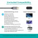 Перехідник USB 3.1 Type-C --> Displayport F 4K 60Hz Choetech cірий