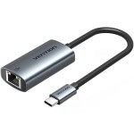 Перехідник USB 3.1 Type-C --> Ethernet RJ45 1000Mb чорний Aluminum Alloy Type Vention Перехідник USB 3.1 Type-C --> Ethernet RJ45 1000Mb чорний Aluminum Alloy Type Vention