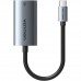 Перехідник USB 3.1 Type-C --> Ethernet RJ45 1000Mb чорний Aluminum Alloy Type Vention