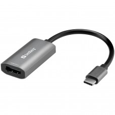 Перехідник USB 3.1 Type-C --> HDMI (F), 4K Sandberg сірий