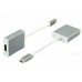 Перехідник USB 3.1 Type-C --> HDMI (F), сріблястий