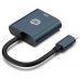 Перехідник USB 3.1 Type-C HDMI, DHC-CT202 HP чорний (DHC-CT202)