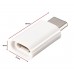 Перехідник USB 3.1 Type-C --> Micro USB (OTG) білий