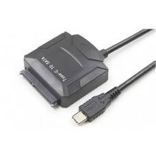 Перехідник USB 3.1 Type-C --> SATA III (F) 2.5"/3.5" 7+15pin з БЖ