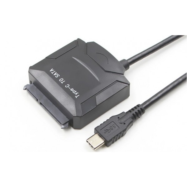 Перехідник USB 3.1 Type-C --> SATA III (F) 2.5"/3.5" 7+15pin з БЖ