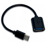 Перехідник USB 3.1 Type-C --> USB 3.0 (OTG) 0.2м. чорний OEM Перехідник USB 3.1 Type-C --> USB 3.0 (OTG) 0.2м. чорний OEM