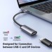 Перехідник USB Type-C --> DisplayPort Thunderbolt 4 8K 60HZ CM654 Ugreen сірий