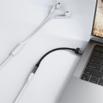 Перехідник USB-A --> 3.5 mm 15cm audio converter J13 Acefast black Перехідник USB-A --> 3.5 mm 15cm audio converter J13 Acefast black
