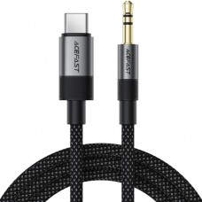 Перехідник USB-C --> 3.5 mm (F) 15cm audio converter J11 Acefast black