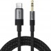 Перехідник USB-C --> 3.5 mm (F) 15cm audio converter J11 Acefast black