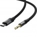 Перехідник USB-C --> 3.5 mm (F) 15cm audio converter J11 Acefast black