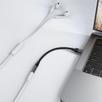 Перехідник USB-C --> 3.5 mm 15cm audio converter J12 Acefast black Перехідник USB-C --> 3.5 mm 15cm audio converter J12 Acefast black