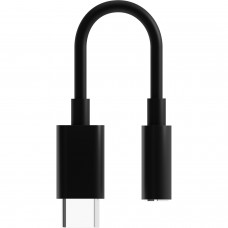 Перехідник USB-C --> аудіо Jack 3.5мм, чорний Defender