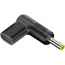Перехідник живлення для ноутбуків PD Type-C-> DC19.5V, 5.5*2.5мм(універсальний:Acer,HP,Fujitsu,Toshi