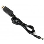 Перехідник живлення для роутера USB -> DC5.5*2.1, з 5в -> 12в, довжина 1,0 м Перехідник живлення для роутера USB -> DC5.5*2.1, з 5в -> 12в, довжина 1,0 м
