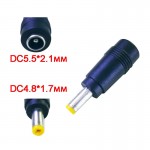 Перехідник живлення з DC5.5*2.1мм на DC4.8*1.7мм Перехідник живлення з DC5.5*2.1мм на DC4.8*1.7мм