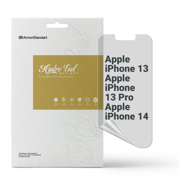 Гидрогелевая пленка ArmorStandart Anti-spy для Apple iPhone 14/13/13 Pro (ARM60121)