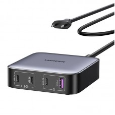 Зарядний пристрій 4xUSB 100W (3хUSB-C+USB-A) Gan Nexode чорний CD328 Ugreen Desktop Fast Charger
