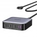 Зарядний пристрій 4xUSB 100W (3хUSB-C+USB-A) Gan Nexode чорний CD328 Ugreen Desktop Fast Charger