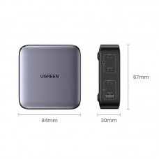 Зарядний пристрій 4xUSB 100W (3хUSB-C+USB-A) Gan Nexode чорний CD328 Ugreen Desktop Fast Charger