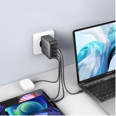Зарядний пристрій 4xUSB 100W (3xUSB-C+USB-A) Gan Tech Fast GAN Charger чорний CD226 Ugreen Зарядний пристрій 4xUSB 100W (3xUSB-C+USB-A) Gan Tech Fast GAN Charger чорний CD226 Ugreen