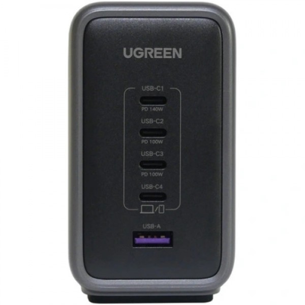 Зарядний пристрій 5xUSB 300W 5xUSB (4хUSB-C + USB-A) Nexode Desktop Fast Charger, Cable CD333 Ugreen