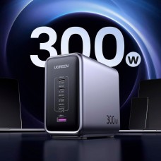 Зарядний пристрій 5xUSB 300W 5xUSB (4хUSB-C + USB-A) Nexode Desktop Fast Charger, Cable CD333 Ugreen