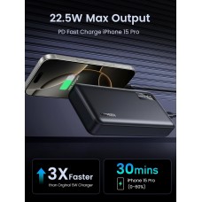 УМБ Ugreen 20000mAh 22,5W PD 2хUSB-A +2xUSB-C Black (PB312)
