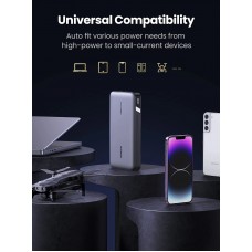 УМБ Ugreen 25000mAh 145W 2xUSB C+USB A, PD3.0+QC3.0, наскрізне живлення 65Вт (PB205) УМБ Ugreen 25000mAh 145W 2xUSB C+USB A, PD3.0+QC3.0, наскрізне живлення 65Вт (PB205)