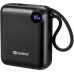 УМБ Sandberg 10000mAh 20W PD,QC3.0, USB-C In/Out, PowerThru, with built-in 2xUSB-C cables