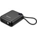 УМБ Sandberg 10000mAh 20W PD,QC3.0, USB-C In/Out, PowerThru, with built-in 2xUSB-C cables
