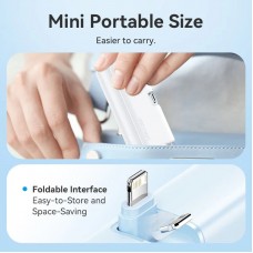 УМБ Vention 4800mAh 22,5W PD, USB-C In/Out, LED display, with built-in USB-C cable Black