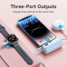 УМБ Vention 4800mAh 22,5W PD, USB-C In/Out, LED display, with built-in USB-C cable Black