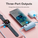 УМБ Vention 4800mAh 22,5W PD, USB-C In/Out, LED display, with built-in Lightning cable Black УМБ Vention 4800mAh 22,5W PD, USB-C In/Out, LED display, with built-in Lightning cable Black