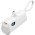 УМБ Vention 4800mAh 22,5W PD, USB-C In/Out, LED display, with built-in Lightning cable White