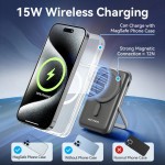 УМБ Vention Magnetic Wireless 10000mAh 20W PD USB-C In/Out, QI-15W Black УМБ Vention Magnetic Wireless 10000mAh 20W PD USB-C In/Out, QI-15W Black