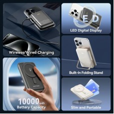 УМБ Vention Magnetic Wireless 10000mAh 20W PD USB-C In/Out, QI-15W White